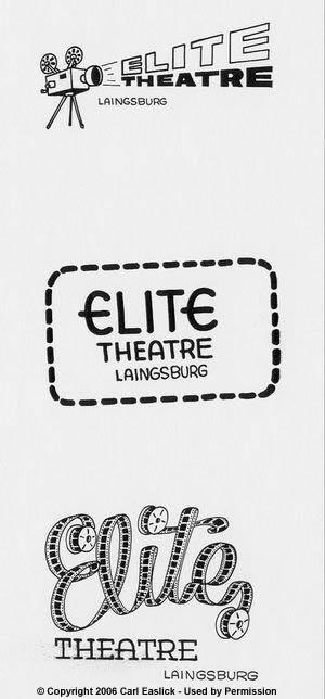 Elite Theatre - OLD AD FROM CARL EASLICK